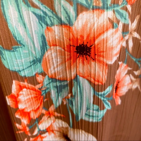 INC Intl Concepts Floral Print Long Wrap Robe. XS. - Picture 7 of 7